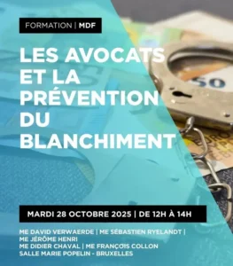 Les avocats et la prévention du blanchiment