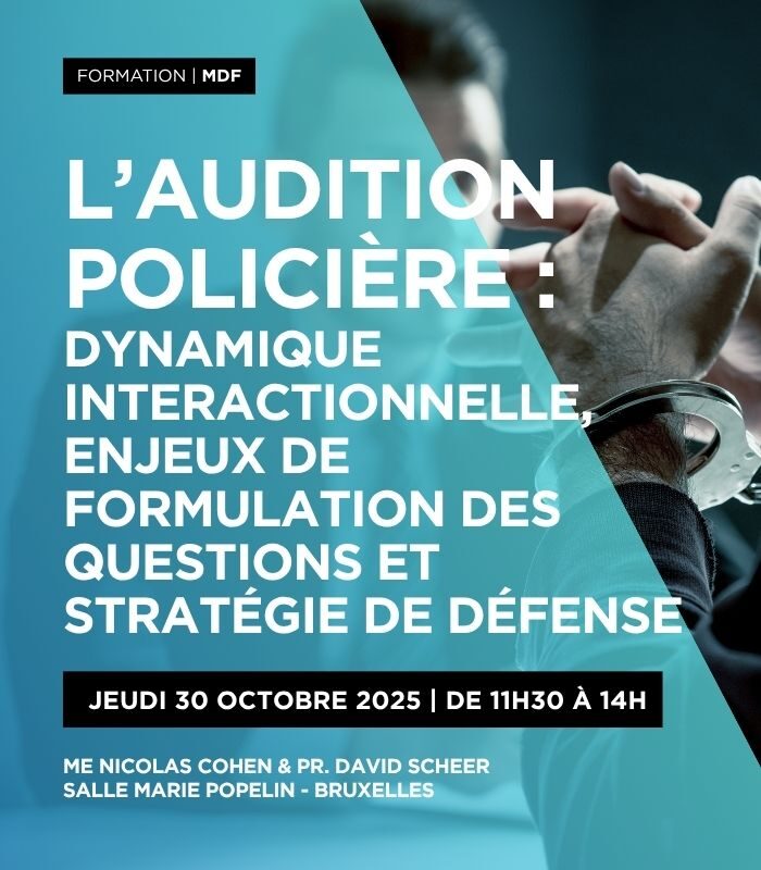 L’audition policière : dynamique interactionnelle, enjeux de formulation des questions et stratégie de défense