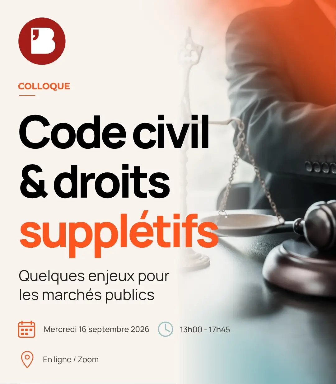 Code civil et droits supplétifs : quelques enjeux pour les marchés publics