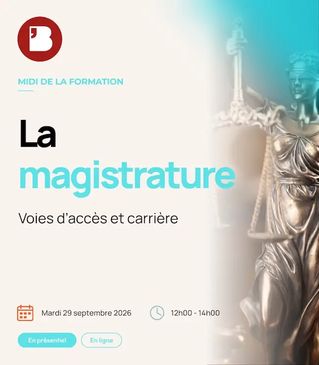 La magistrature : voies d’accès et carrière