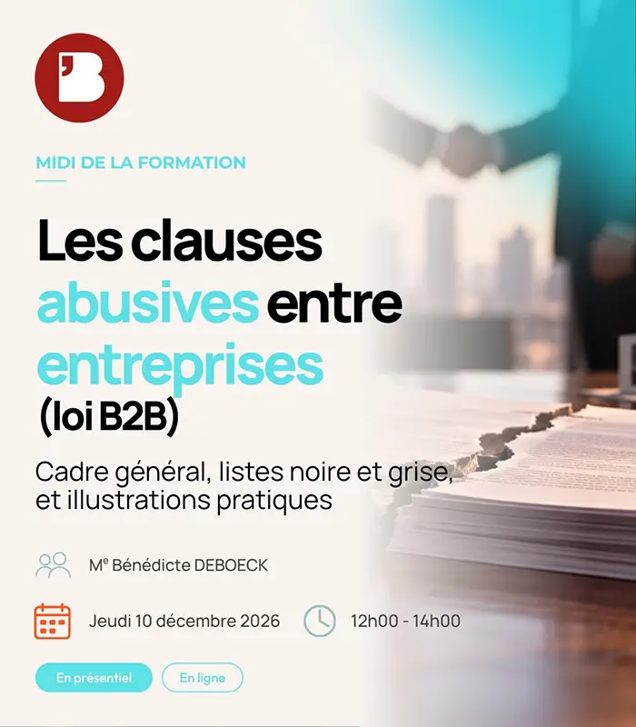 Les clauses abusives entre entreprises